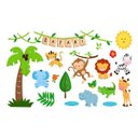 Ver imagem 1 de Adesivo Decorativo de Parede Safári com 19 Adesivos