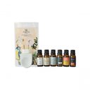 Ver imagem 1 de Kit Aromatizador Elétrico de Ambientes Porcelana Bivolt 6 Essências Concentradas 20ml Reserva