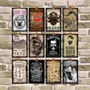 Ver imagem 4 de Kit com 5 Placas Decorativas Vintage Barber Chop