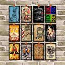Ver imagem 5 de Kit com 5 Placas Decorativas Vintage Barber Chop