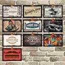 Ver imagem 6 de Kit com 5 Placas Decorativas Vintage Barber Chop