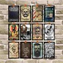 Ver imagem 3 de Kit com 5 Placas Decorativas Vintage Barber Chop
