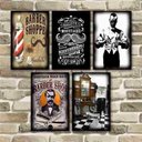 Ver imagem 1 de Kit com 5 Placas Decorativas Vintage Barber Chop
