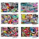 Ver imagem 2 de Adesivo Tunning Sticker Bomb para Paralamas