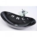 Ver imagem 5 de Cuba de Vidro Oval 47cm Preta