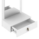 Ver imagem 2 de Penteadeira Suspensa com Espelho Maria Branco - Móveis Arapongas Branco