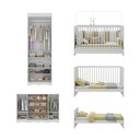 Ver imagem 5 de Conjunto de Quarto Serena 4 Portas 6 Gavetas MDP-MDF 62cm Branco