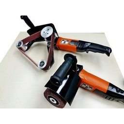 RODA DE SCOTCH-BRITE PARA INOX - ALEMÃ - GRÃO FINO - 2