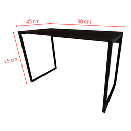 Mesa Cabe em Qualquer Lugar Preta 90 Cm Compacta Apartamento - 5