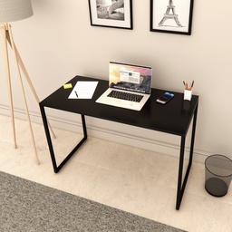 Mesa Cabe em Qualquer Lugar Preta 90 Cm Compacta Apartamento - 2