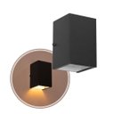 Ver imagem 6 de Arandela 1 Foco Média Alumínio Ext. Preto + Led A60 Br. Quente St2769