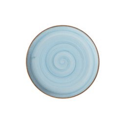 Prato Sobremesa Cerâmica Caoba 21,2cm Azul - 1