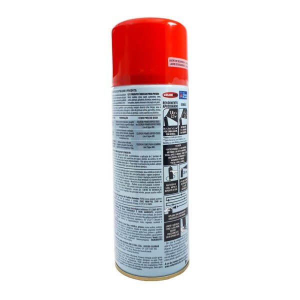 Tinta Spray Vermelho 360ml Multi-uso Decor Colorgin - 2