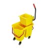 Carrinho Balde Expremedor Mop Para 2 Águas Com Rodas E Dreno - 1