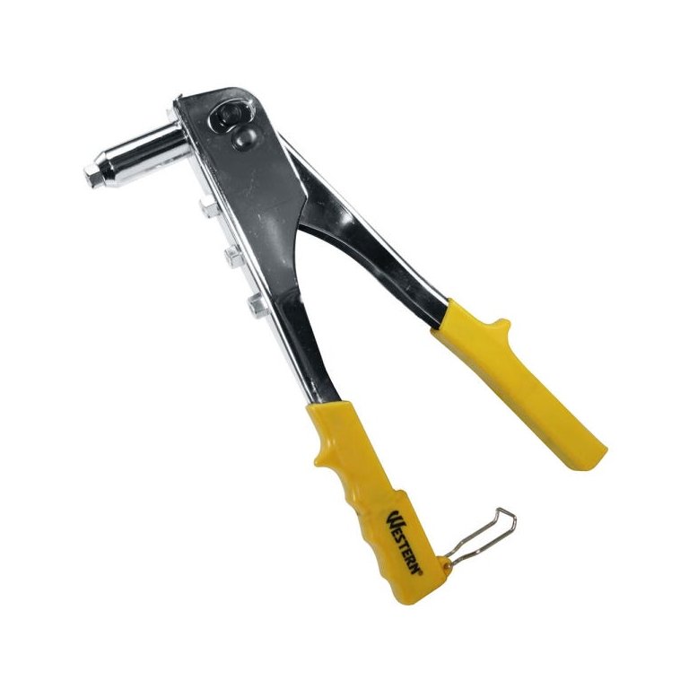 Alicate Rebitador 10" Cromado com Cabo Amarelo Na Cartela