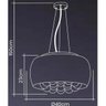Lustre para Sala, Quarto, Cozinha 40cm Attractive Cristal - 3