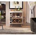 Ver imagem 4 de Aparador com Adega Bar Creative Pés Palito - Cores - Comprar Moveis em Casa: Off White / Freijó