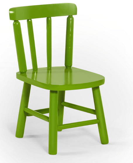 Cadeira Infantil - Verde - JM Móveis - 1