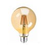 Lâmpada Âmbar De Led Filamento Bulbo Retrô 4W G125 Embuled - 1