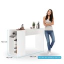 Ver imagem 2 de Bancada de Cozinha com Garrafeiro e 1 Porta 136cm Soluzione Móveis