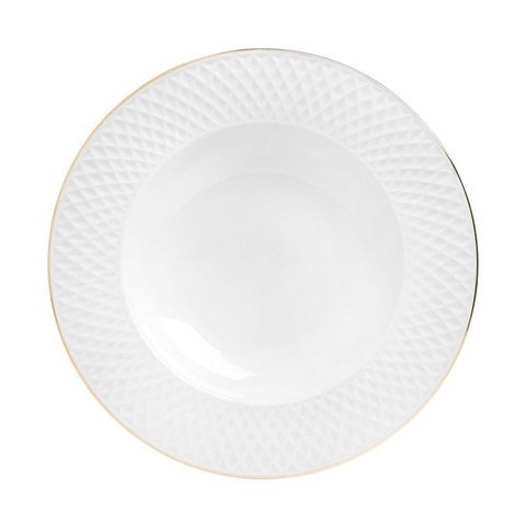 Prato Fundo Eclat Gold 23 cm - Home Style