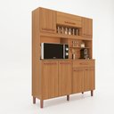 Ver imagem 2 de Armário de Cozinha Roma 100% MDF 7 Portas e 1 Gaveta