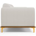 Ver imagem 6 de Sofá 03 Lugares Para Sala de Estar Kiev 230 cm D02 Linho Cru C-443 - Lyam Decor