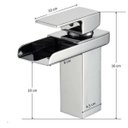 Ver imagem 4 de Torneira Banheiro Monocomando Cascata Calha Baixa Cromada