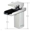 Ver imagem 4 de Torneira Banheiro Monocomando Cascata Calha Baixa Cromada