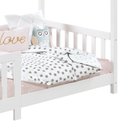 Ver imagem 6 de Cama Montessoriana Madeira Maciça Casa com Estrado Lisan Branca Idimex