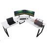 Mesa em L Industrial Gamer 1,50 x 1,50 Madeira MDP AJL STORE - 1