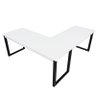 Mesa em L Industrial Gamer 1,50 x 1,50 Madeira MDP AJL STORE - 6