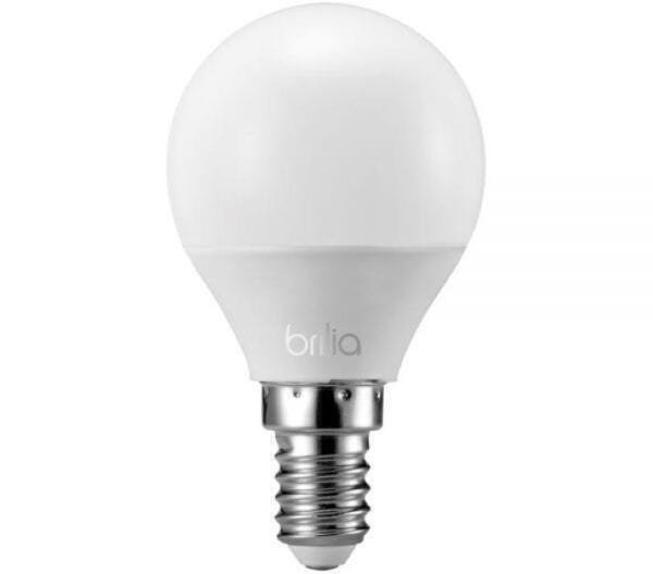 Lâmpada LED Brilia Mini Globo 3W E14 Bivolt Branco Quente