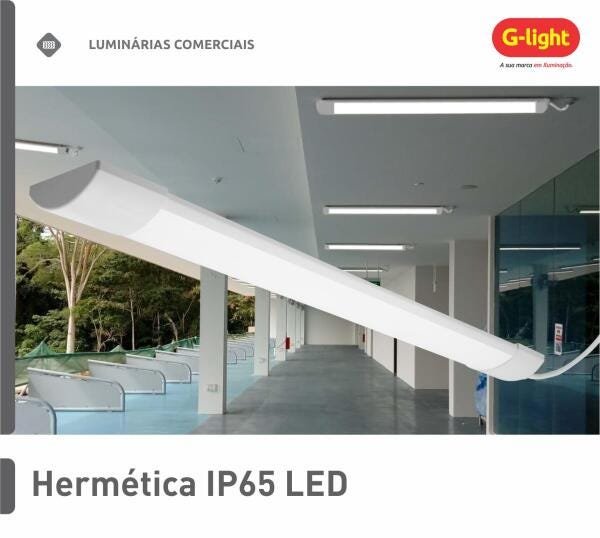 Luminária Hermética IP65 LED GLight MadeiraMadeira
