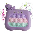 Ver imagem 1 de Pop It Mini Game Som Luzes Unicornio 4 Modos Interativo Anti Estresse Relaxante Fidget Sensorial Cri