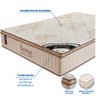 Colchão Queen Prorelax Brilhante 158x198x30 Molas Ensacadas Pillow Top Turn Free - Bege - 3