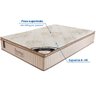 Colchão Queen Prorelax Brilhante 158x198x30 Molas Ensacadas Pillow Top Turn Free - Bege - 2