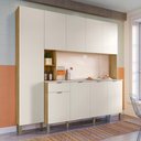 Ver imagem 2 de Armário de Cozinha Pulse 9 Portas e 1 Gaveta Freijo/soft