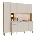 Ver imagem 1 de Armário de Cozinha Pulse 9 Portas e 1 Gaveta Freijo/soft