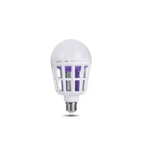 Lâmpada Luz Led 15 Watts Mata Mosquito Pernilongo 220V 110V