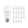Kit 20 Lâmpadas Led 7W Bulbo Soquete E27 6500K Branca Frio - 1