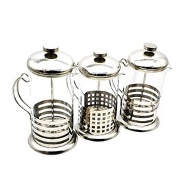 Cafeteira Prensa Francesa Cremeira Vidro e Inox 350ml - 6