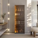 Ver imagem 2 de Sapateira Divino Good em MDF 66x187cm Porta Reflecta com LED Grafitto 1232