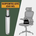 Ver imagem 2 de Pistão Gás Coluna Universal Cadeira Cromado Classe 3 150kg Prateado