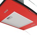 Ver imagem 5 de Coifa Terim de Parede Clean Vidro Curvo Vermelha Kroma 60cm Vermelho Kroma 220v