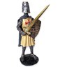 Estatua Soldado Medieval Templario Guerreiro Espada Escudo - 1