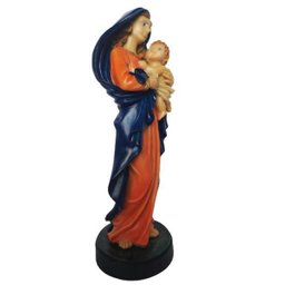 Imagem De Nossa Senhora Mae De Deus 28Cm Resina Santa Maria - 4