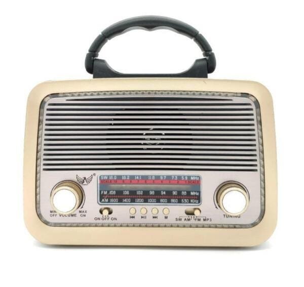 Rádio Vintage Am Fm Sw Usb Pen Drive Aux P2 Bluetooth - 4