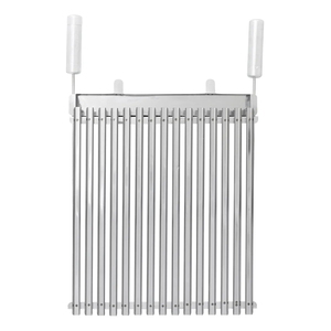 Grelha Parrilha Argentina Inox Inclinada com Coletor 40x50