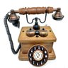 Telefone Vintage de Madeira Novo em Estilo Antigo - 1